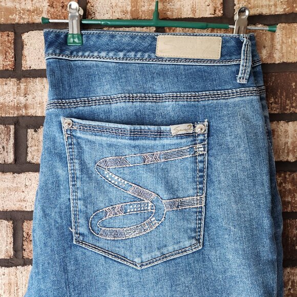 Women's Seven7 Stretch Jeans, ankle length, Size 22 - Picture 2 of 5